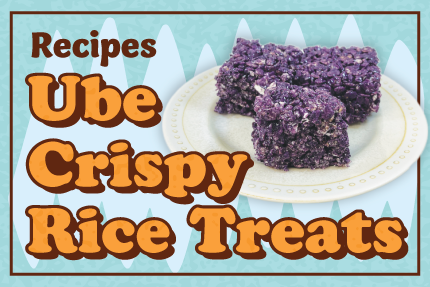 Ube Rice Krispies Treats Recipe